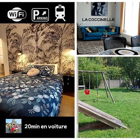 La Coccinelle, Votre Oasis Entre Paris-Disney Ozoir-la-Ferrière Εξωτερικό φωτογραφία
